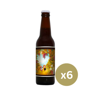 蜜蜜啤晚收啤酒套裝 (6支）